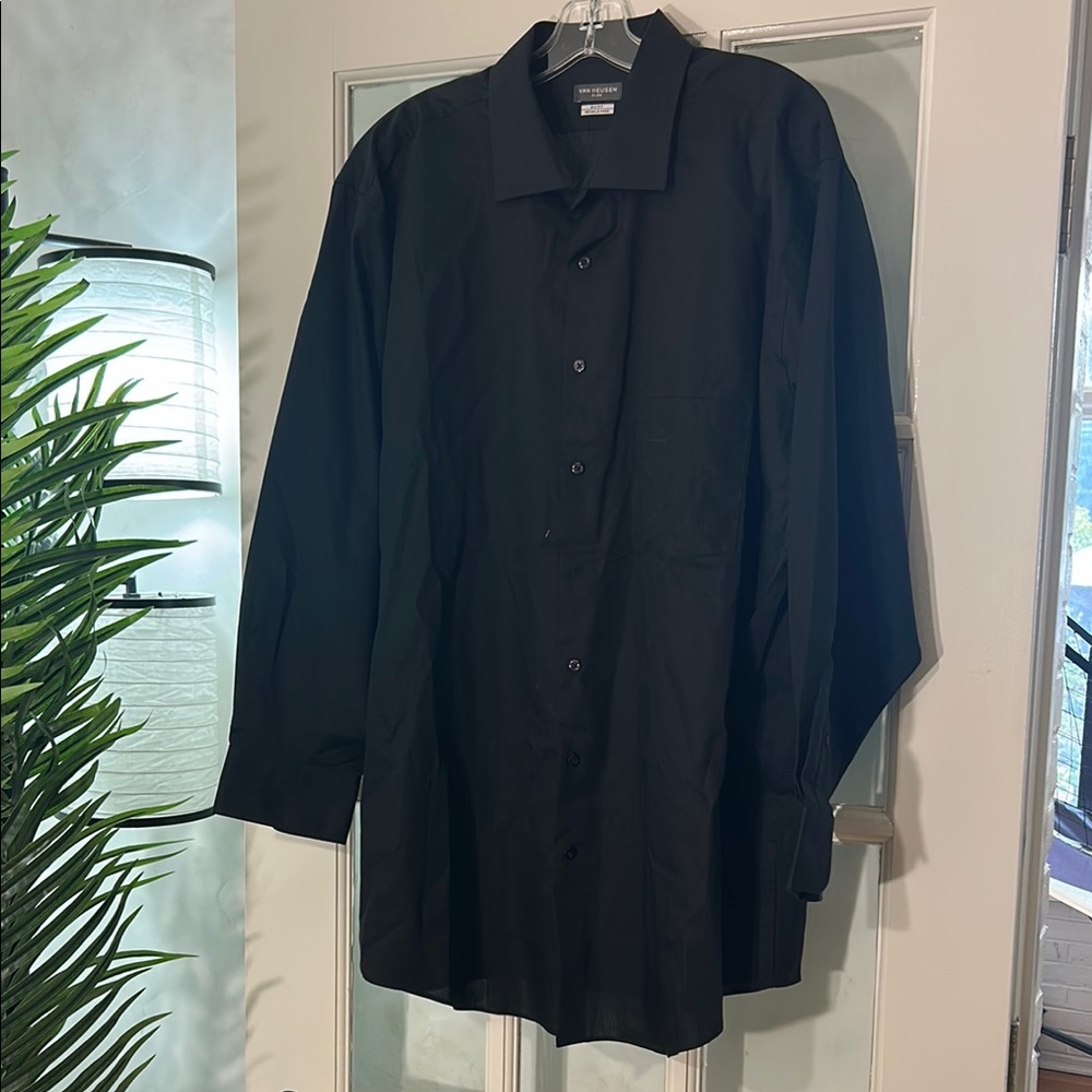 Van Heusen Black Lightweight Shirt Jacket with Smooth Finish